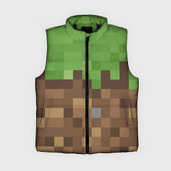 Женский жилет Earth - Minecraft
