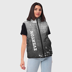 Женский жилет Everton - grey gradient вертикально, цвет: 3D-черный — фото 2