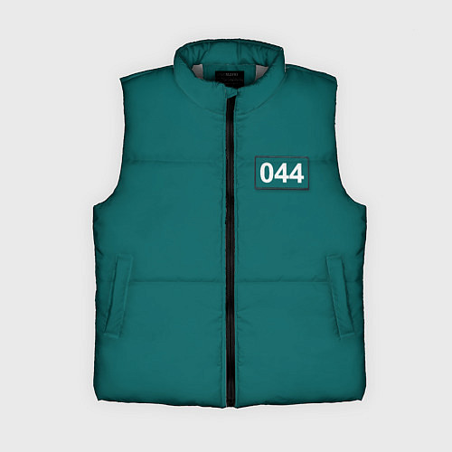 Женский жилет Игрок 044 - Игра в кальмара / 3D-Светло-серый – фото 1