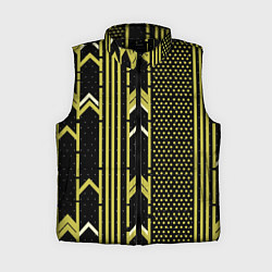 Женский жилет Закулисье классика на чёрном фоне, цвет: 3D-черный