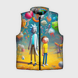 Женский жилет Рик и Морти - сюрреалистическая фантазия