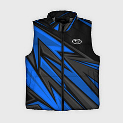 Женский жилет Субару - синяя спорт униформа