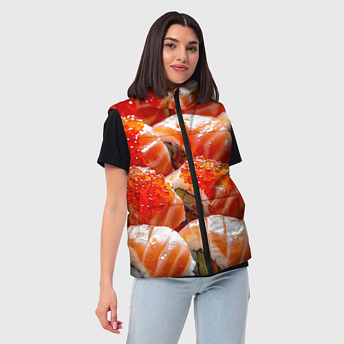 Женский жилет Ролл Филадельфия / 3D-Светло-серый – фото 3