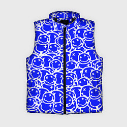 Женский жилет Nirvana logo blue, цвет: 3D-черный