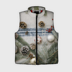 Женский жилет Новогодние украшения