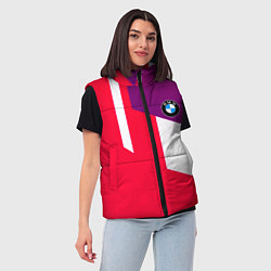 Женский жилет BMW geometry sport, цвет: 3D-черный — фото 2