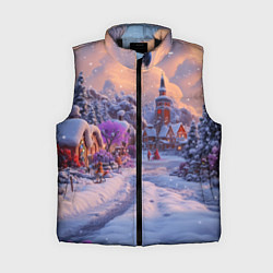 Женский жилет Тропинка к новому году