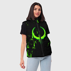 Женский жилет Quake брызги кислотных красок, цвет: 3D-красный — фото 2
