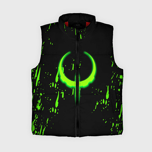 Женский жилет Quake брызги кислотных красок / 3D-Красный – фото 1