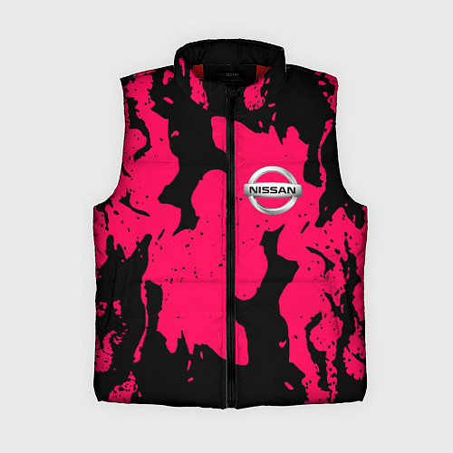 Женский жилет Nissan fire pink / 3D-Красный – фото 1