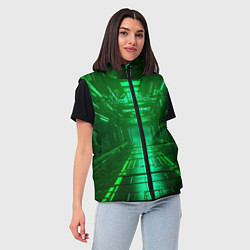 Женский жилет Зелёный коридор, цвет: 3D-светло-серый — фото 2