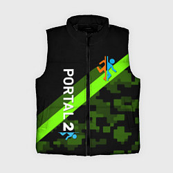 Женский жилет Portal camo steel geometry, цвет: 3D-черный