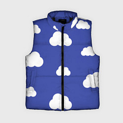 Женский жилет Легкие облака, цвет: 3D-черный