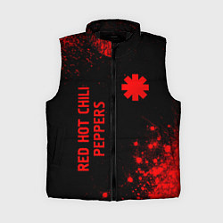 Женский жилет Red Hot Chili Peppers - red gradient вертикально, цвет: 3D-черный