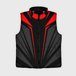Женский жилет Sport uniform - red, цвет: 3D-светло-серый