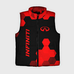 Женский жилет Infiniti - red gradient вертикально