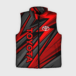 Женский жилет Toyota - красный спортивный