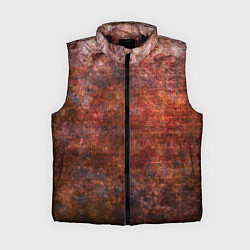 Женский жилет Абстракция - rusty wall, цвет: 3D-черный