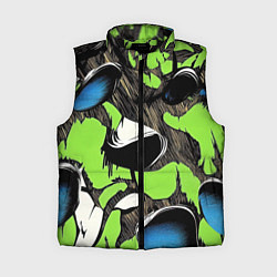 Женский жилет Объемный камуфляж из слоев, цвет: 3D-черный