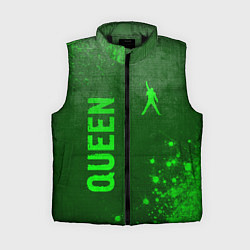 Женский жилет Queen - green gradient вертикально