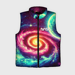 Женский жилет Spiral galaxy - neon glow