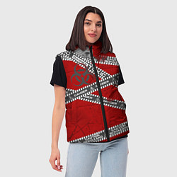 Женский жилет Bio опасность, цвет: 3D-красный — фото 2