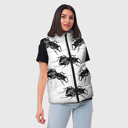 Женский жилет Mezzanine album / 3D-Светло-серый – фото 3