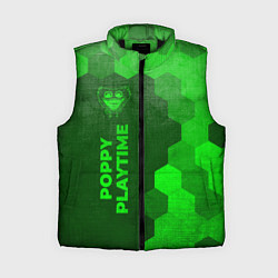 Женский жилет Poppy Playtime - green gradient по-вертикали, цвет: 3D-черный