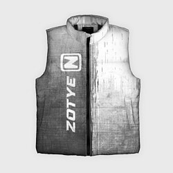 Женский жилет Zotye - grey gradient по-вертикали, цвет: 3D-черный