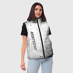 Женский жилет Jaguar - white gradient вертикально, цвет: 3D-черный — фото 2