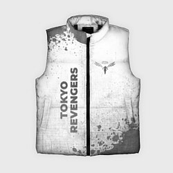 Женский жилет Tokyo Revengers - white gradient вертикально, цвет: 3D-черный