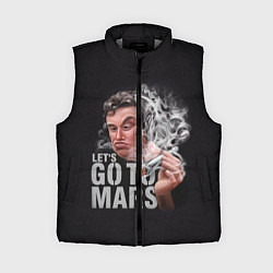 Женский жилет Илон Маск - Lets go to Mars