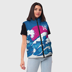 Женский жилет Корпус бойни демонов - Kisatsutai, цвет: 3D-черный — фото 2