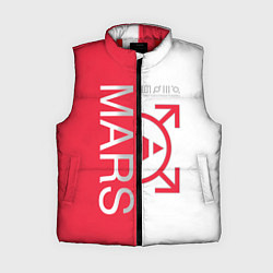 Женский жилет 30 Seconds to Mars poster, цвет: 3D-красный