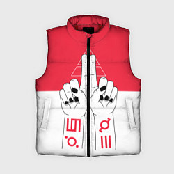 Женский жилет 30 Seconds to Mars poster, цвет: 3D-красный