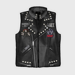 Женский жилет Король и шут косуха, цвет: 3D-черный