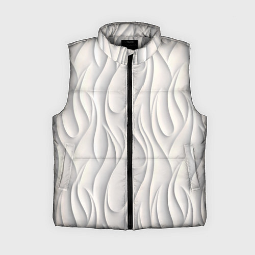 Женский жилет Рельефный узор / 3D-Светло-серый – фото 1