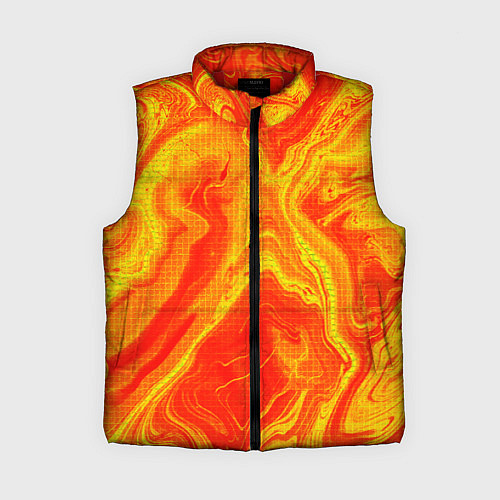 Женский жилет Огненный жёлто-красный / 3D-Красный – фото 1