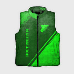 Женский жилет Hoffenheim - green gradient вертикально, цвет: 3D-черный