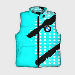 Женский жилет BMW sport краски, цвет: 3D-светло-серый