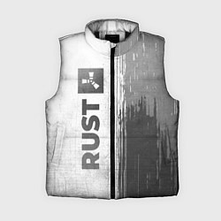 Женский жилет Rust - white gradient по-вертикали, цвет: 3D-черный