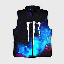 Женский жилет Monster energy космос, цвет: 3D-черный