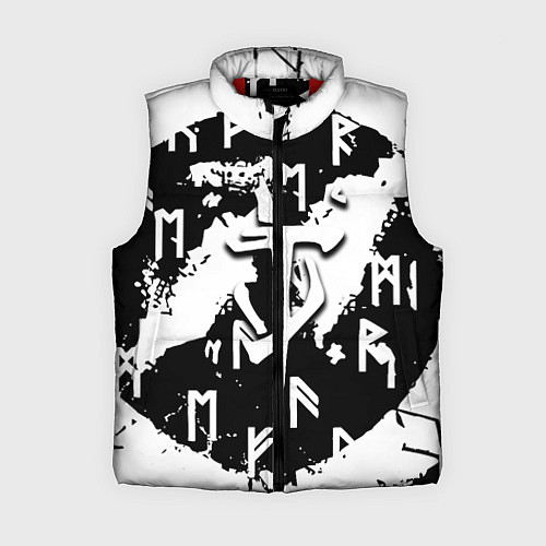 Женский жилет Doom символы краски / 3D-Красный – фото 1
