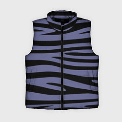 Женский жилет Морские полоски, цвет: 3D-черный