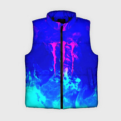 Женский жилет Monster energy дым неоновый, цвет: 3D-черный