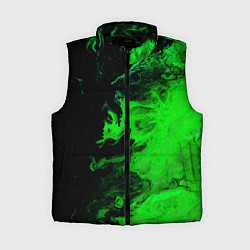 Женский жилет Color green black, цвет: 3D-черный