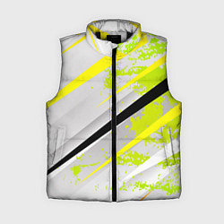 Женский жилет Color white light green, цвет: 3D-черный