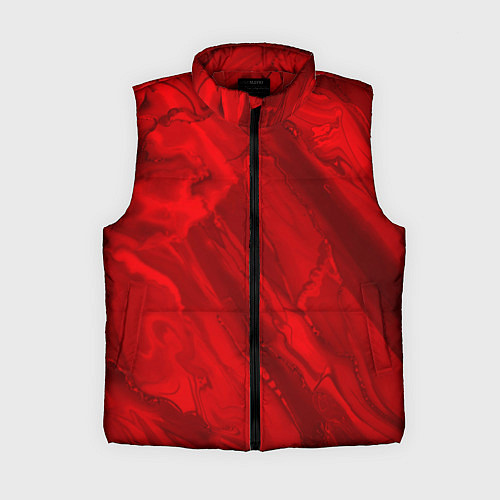 Женский жилет Красный камень абстракция / 3D-Красный – фото 1
