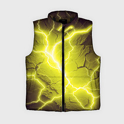 Женский жилет Color yellow black, цвет: 3D-черный