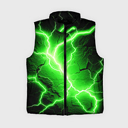 Женский жилет Color green black, цвет: 3D-черный
